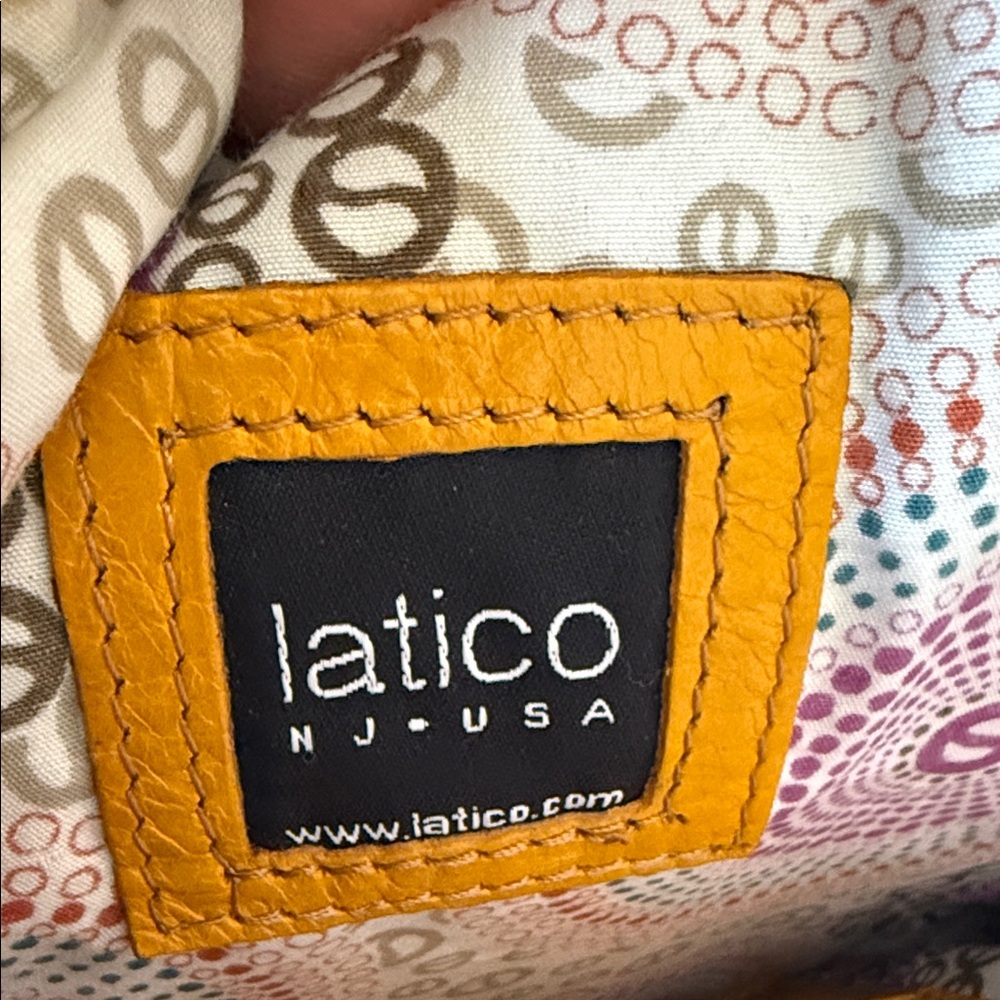 Latico Mustard Leather Shoulder Bag - Picture 3 of 6